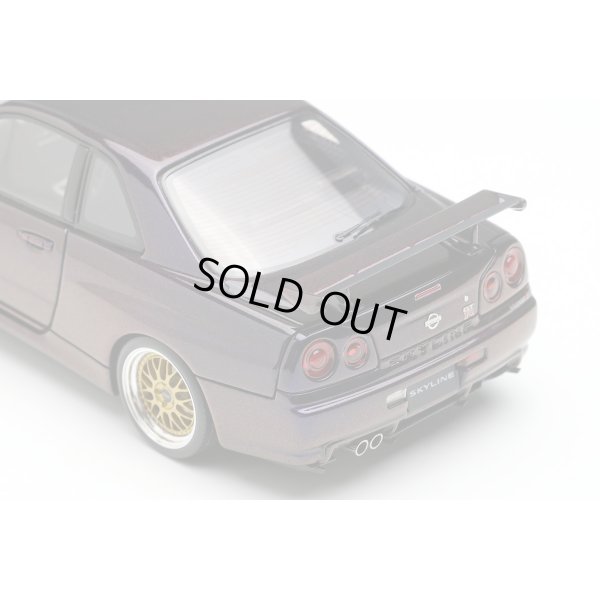 画像7: EIDOLON 1/43 Nissan Skyline GT-R (BNR34) V-spec II 2000 (BBS LM Wheel) Midnight Purple 3