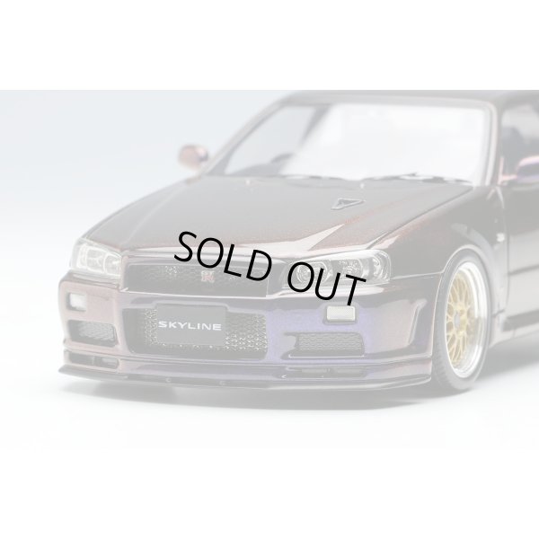 画像10: EIDOLON 1/43 Nissan Skyline GT-R (BNR34) V-spec II 2000 (BBS LM Wheel) Midnight Purple 3