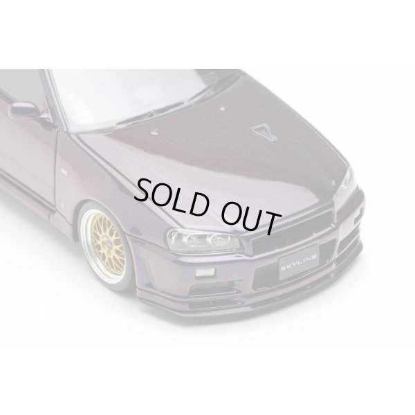 画像6: EIDOLON 1/43 Nissan Skyline GT-R (BNR34) V-spec II 2000 (BBS LM Wheel) Midnight Purple 3