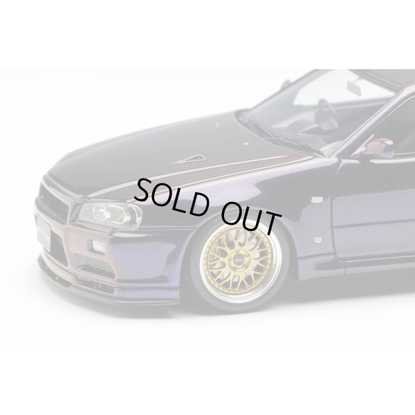 画像9: EIDOLON 1/43 Nissan Skyline GT-R (BNR34) V-spec II 2000 (BBS LM Wheel) Midnight Purple 3