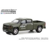 GREEN LiGHT EXCLUSIVE 1/64 2018 Chevrolet Silverado Z71 Police - Carabineros de Chile - (GOPE)