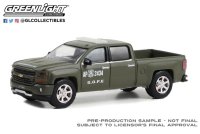 GREEN LiGHT EXCLUSIVE 1/64 2018 Chevrolet Silverado Z71 Police - Carabineros de Chile - (GOPE)