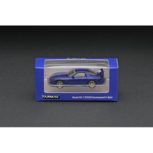 画像3: Tarmac Works 1/64 Mazda RX-7 FD3S Mazdaspeed A-Spec Innocent Blue Mica