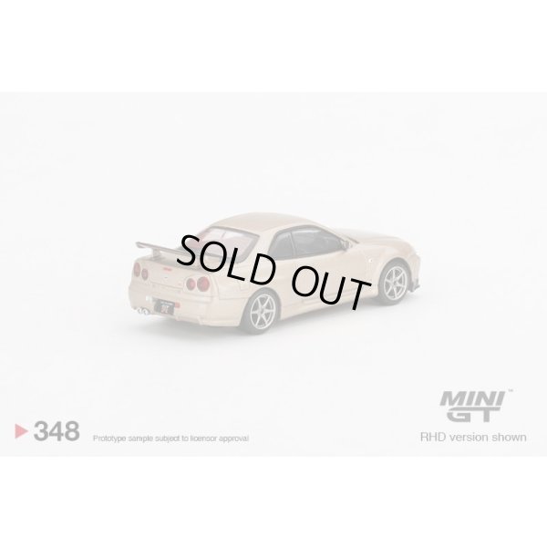 画像2: MINI GT 1/64 Nissan Skyline GT-R R34 M Spec Silica Breath (RHD)