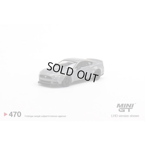 画像1: MINI GT 1/64 LB WORKS Ford Mustang GT Gray (LHD)