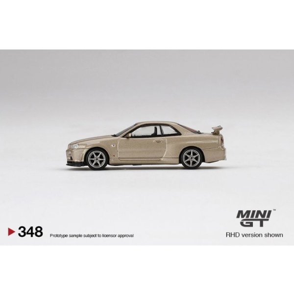 画像3: MINI GT 1/64 Nissan Skyline GT-R R34 M Spec Silica Breath (RHD)