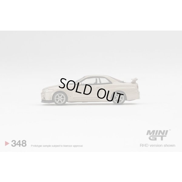 画像3: MINI GT 1/64 Nissan Skyline GT-R R34 M Spec Silica Breath (RHD)