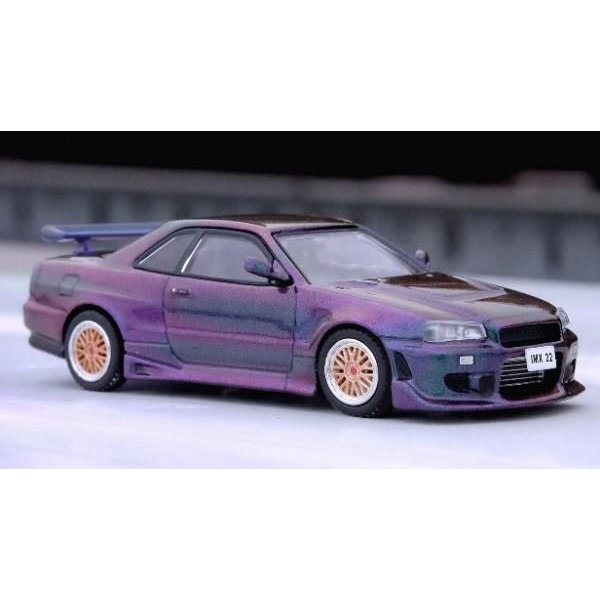 画像4: INNO Models 1/64 Nissan Skyline R34 GTT Magic Purple International MotorXpo Hong Kong 2022 イベント限定モデル