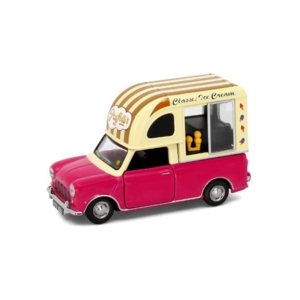 画像1: Tiny City No.01 Morris Mini Ice Cream Van Wine Red