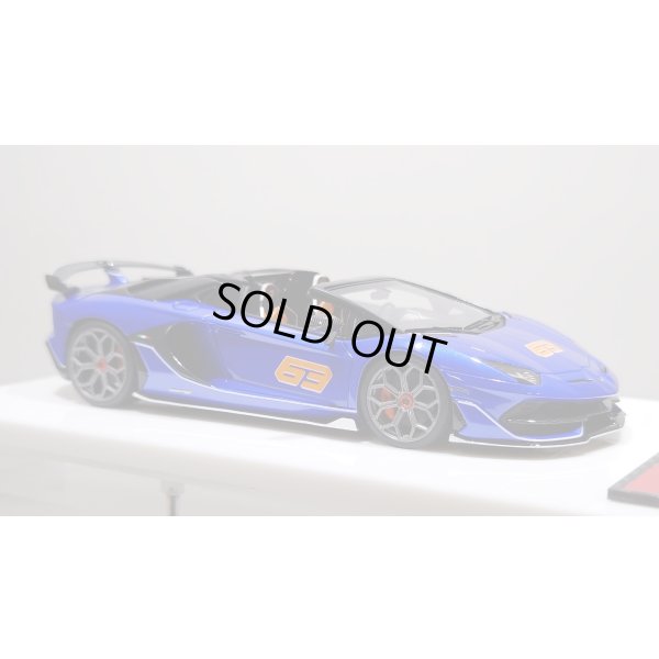 画像5: EIDOLON 1/43 Lamborghini Aventador SVJ 63 Roadster 2019 Lobellia Blue Limited 32 pcs.