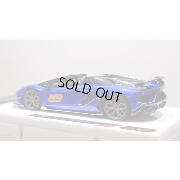 画像3: EIDOLON 1/43 Lamborghini Aventador SVJ 63 Roadster 2019 Lobellia Blue Limited 32 pcs.