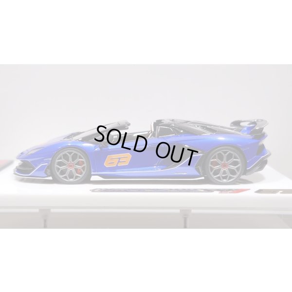画像2: EIDOLON 1/43 Lamborghini Aventador SVJ 63 Roadster 2019 Lobellia Blue Limited 32 pcs.