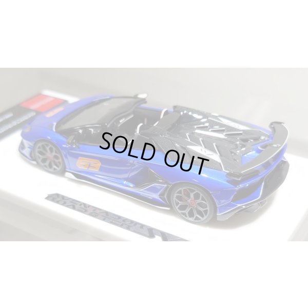 画像12: EIDOLON 1/43 Lamborghini Aventador SVJ 63 Roadster 2019 Lobellia Blue Limited 32 pcs.