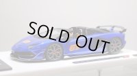 EIDOLON 1/43 Lamborghini Aventador SVJ 63 Roadster 2019 Lobellia Blue Limited 32 pcs.