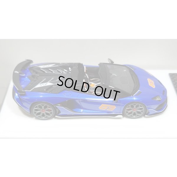 画像8: EIDOLON 1/43 Lamborghini Aventador SVJ 63 Roadster 2019 Lobellia Blue Limited 32 pcs.