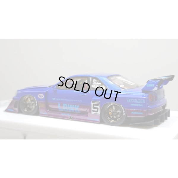 画像3: EIDOLON 1/43 LB-ER34 Super Silhouette SKYLINE Lobellia Blue / Alba Cielo Tow-tone color Limited 35 pcs.
