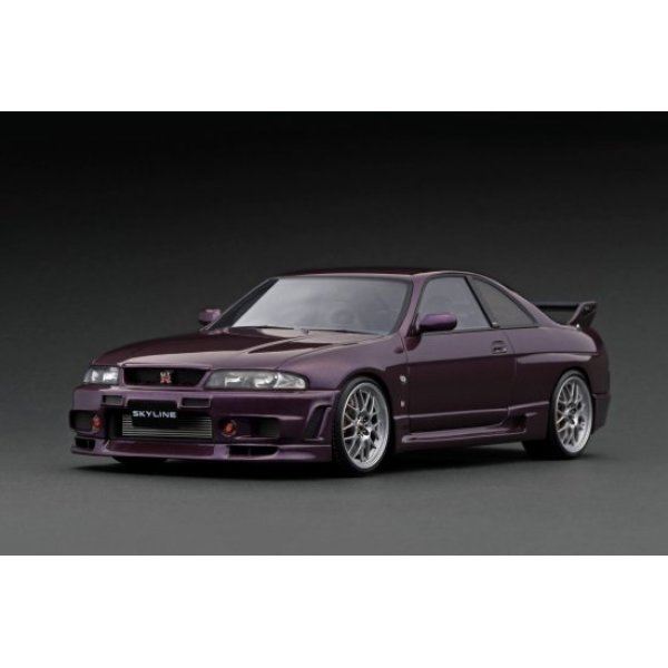 画像1: ignition model 1/18 Nissan Skyline GT-R (BCNR33) Midnight Purple