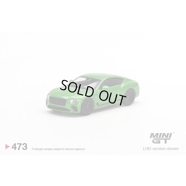 画像2: MINI GT 1/64 Bentley Continental GT Speed 2022 Apple Green (LHD)