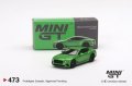 MINI GT 1/64 Bentley Continental GT Speed 2022 Apple Green (RHD)