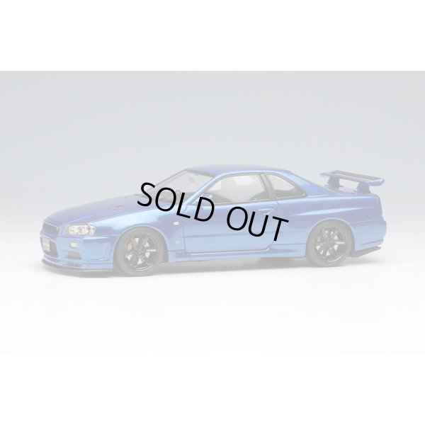 画像1: EIDOLON 1/43 Nissan Skyline GT-R (BNR34) V-spec II Nur 2002 (TE37 Wheel) Bayside Blue