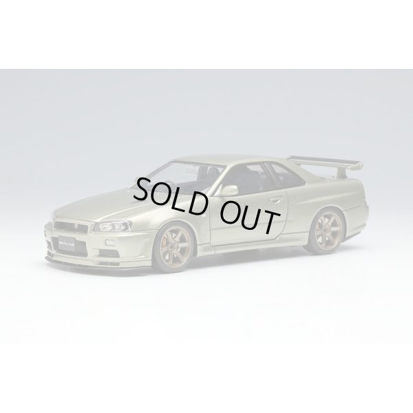 画像2: EIDOLON 1/43 Nissan Skyline GT-R (BNR34) V-spec II Nur 2002 (TE37 Wheel) Millennium Jade