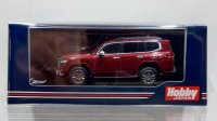 Hobby JAPAN 1/64 Toyota Land Cruiser (JA300W) ZX Dark Red Mica Metallic ブラック内装