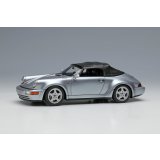 VISION 1/43 Porsche 911 (964) Speedstar Turbo look 1993 Polar Silver Metallic