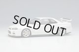 EIDOLON 1/43 Nissan Skyline GT-R (BNR34) V-spec II Nur 2002 (TE37 Wheel) Pearl White