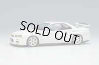 EIDOLON 1/43 Nissan Skyline GT-R (BNR34) V-spec II Nur 2002 (TE37 Wheel) Pearl White