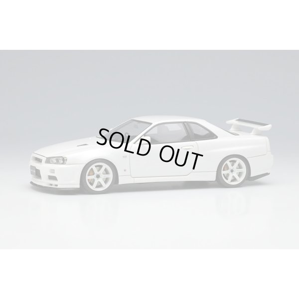 画像1: EIDOLON 1/43 Nissan Skyline GT-R (BNR34) V-spec II Nur 2002 (TE37 Wheel) Pearl White