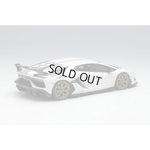 画像3: EIDOLON 1/43 Lamborghini Aventador SVJ 2018 (Leirion wheel) Bianco Isis / Italian Stripe Limited 120 pcs.