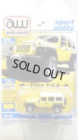 auto world 1/64 2017 Jeep Wrangler Chief Acid Yellow/White