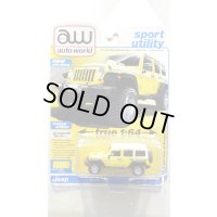 auto world 1/64 2017 Jeep Wrangler Chief Acid Yellow/White