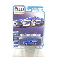 auto world 1/64 1965 Ford GT40 MK.I Blue