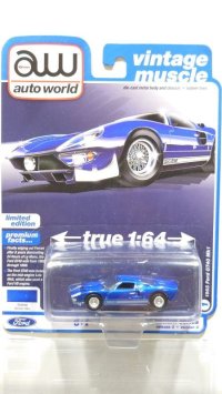 auto world 1/64 1965 Ford GT40 MK.I Blue