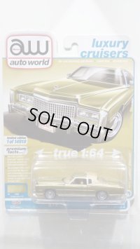 auto world 1/64 1975 Cadillac Eldorado Taragon Gold