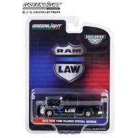 GREEN LiGHT EXCLUSIVE 1/64 2022 Ram 1500 Classic Special Service - Ram Law