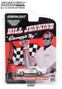 GREEN LiGHT EXCLUSIVE 1/64 1967 Chevrolet Camaro - Bill Jenkins "Grumpy's Toy" #777 Hooker Headers