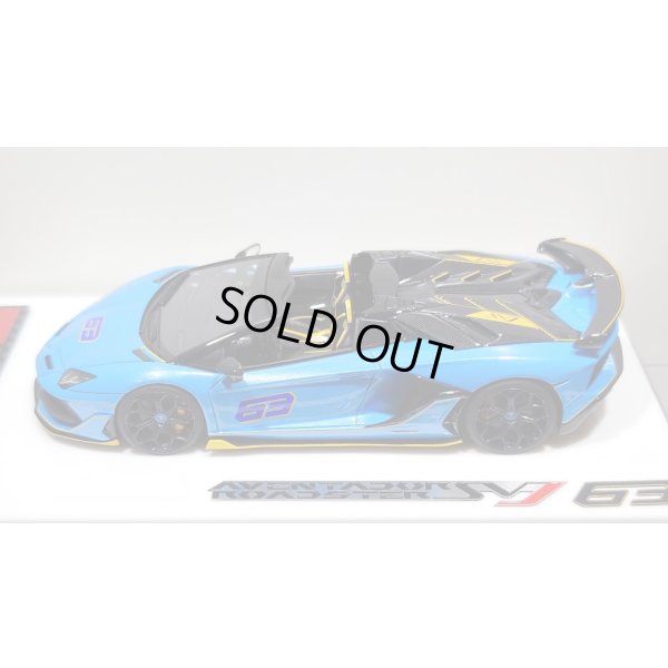 画像4: EIDOLON 1/43 Lamborghini Aventador SVJ 63 Roadster 2019 Azzurro Pearl Limited 35 pcs.