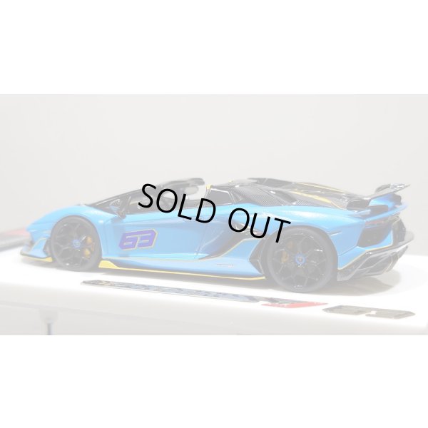 画像3: EIDOLON 1/43 Lamborghini Aventador SVJ 63 Roadster 2019 Azzurro Pearl Limited 35 pcs.