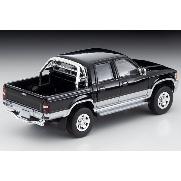 画像2: TOMYTEC 1/64 Limited Vintage NEO Toyota Hilux 4WD Pickup Double Cab SSR-X オプション装着車 Vehicle (Black / Silver) '95