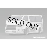 ignition model 1/18 T・S・D WORKS HIACE Pearl White