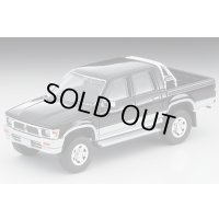 TOMYTEC 1/64 Limited Vintage NEO Toyota Hilux 4WD Pickup Double Cab SSR-X オプション装着車 Vehicle (Black / Silver) '95