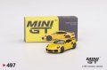 MINI GT 1/64 Porsche 911 Turbo S Racing Yellow (RHD)