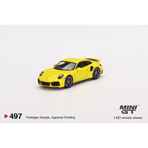 画像2: MINI GT 1/64 Porsche 911 Turbo S Racing Yellow (RHD)