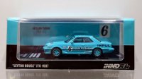INNO Models 1/64 NISSAN Skyline 2000 Turbo RS-X (DR30) #6 "LEYTON HOUSE" JTCC 1987 Kitano / Kageyama