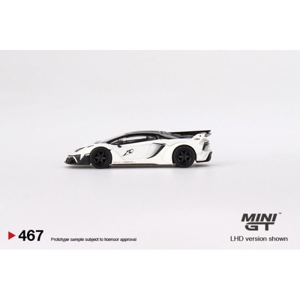 画像4: MINI GT 1/64 LB-Silhouette WORKS Lamborghini Aventador GT EVO White (RHD)