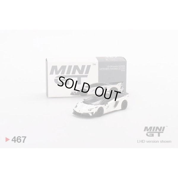 画像1: MINI GT 1/64 LB-Silhouette WORKS Lamborghini Aventador GT EVO White (LHD)