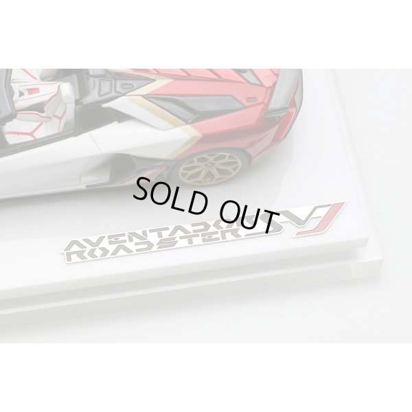 画像19: EIDOLON COLLECTION 1/43 Lamborghini Aventador SVJ Roadster 2020 Ad Personam 2 tone paint Pearl White / Rossocons Limited 150 pcs.
