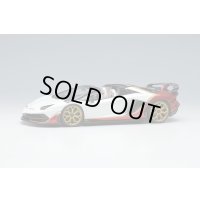 EIDOLON COLLECTION 1/43 Lamborghini Aventador SVJ Roadster 2020 Ad Personam 2 tone paint Pearl White / Rossocons Limited 150 pcs.